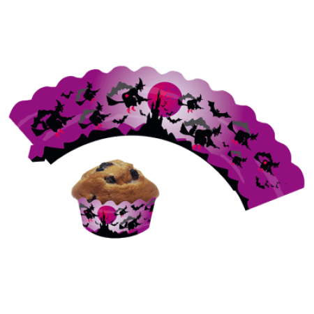 Muffinbanderole Hexe