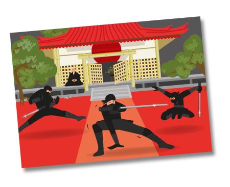 Ninja Platzsets