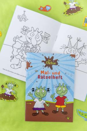 Die Olchis Mal- und Rätselheft