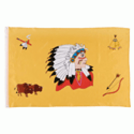Indianer -Flagge / Fahne