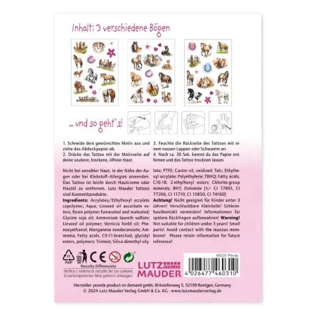 Pferde Tattoos 46 Stück