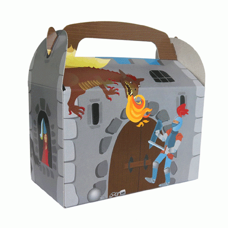 Drache und Ritter Geschenkboxen