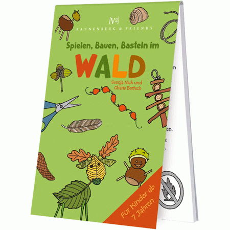 Spielen, Bauen, Basteln im Wald Block