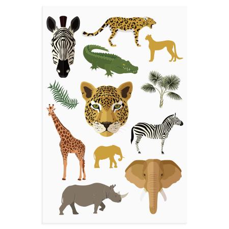 Safari Savanne Tattoos Eco friendly