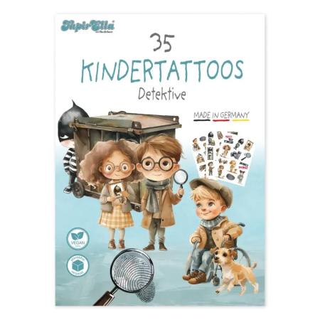 Detektiv Tattoos 35 Stück