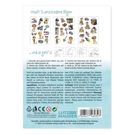 Detektiv Tattoos 35 Stück