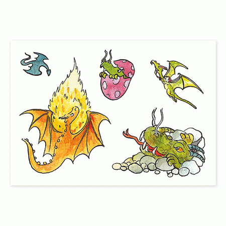 Feuerdrachen Tattoos