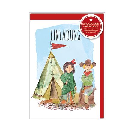 Western Einladungsset Western Einladungsset